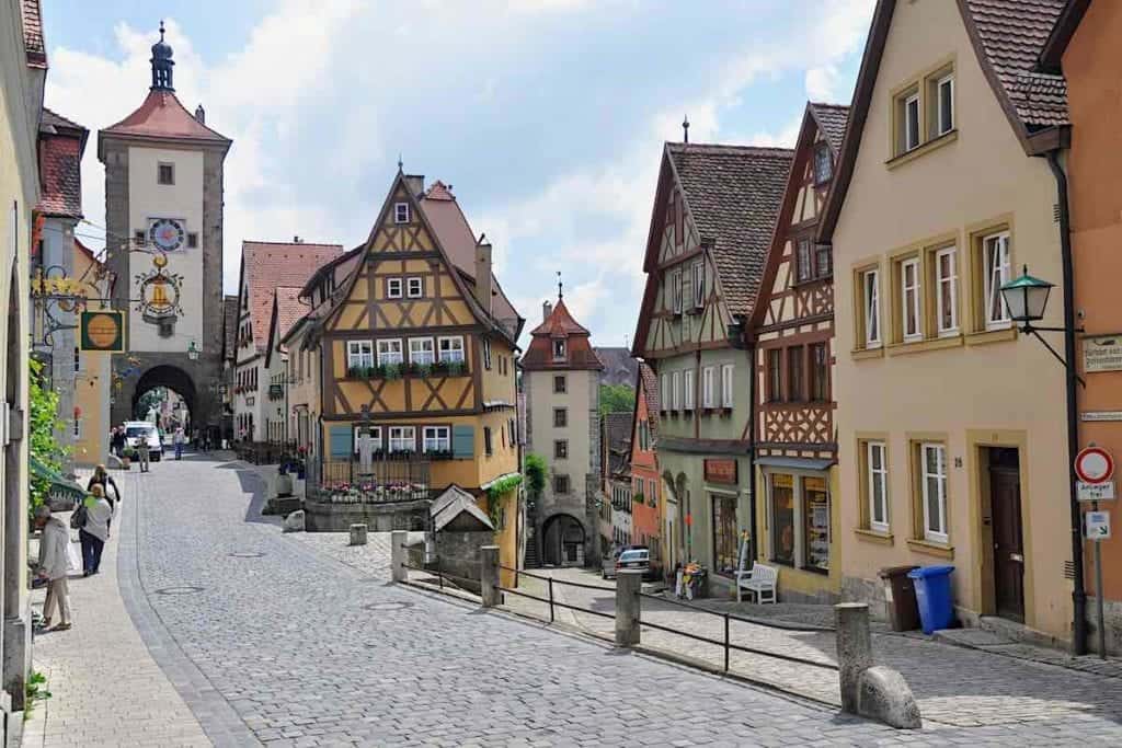Rothenburg ob der Tauber street