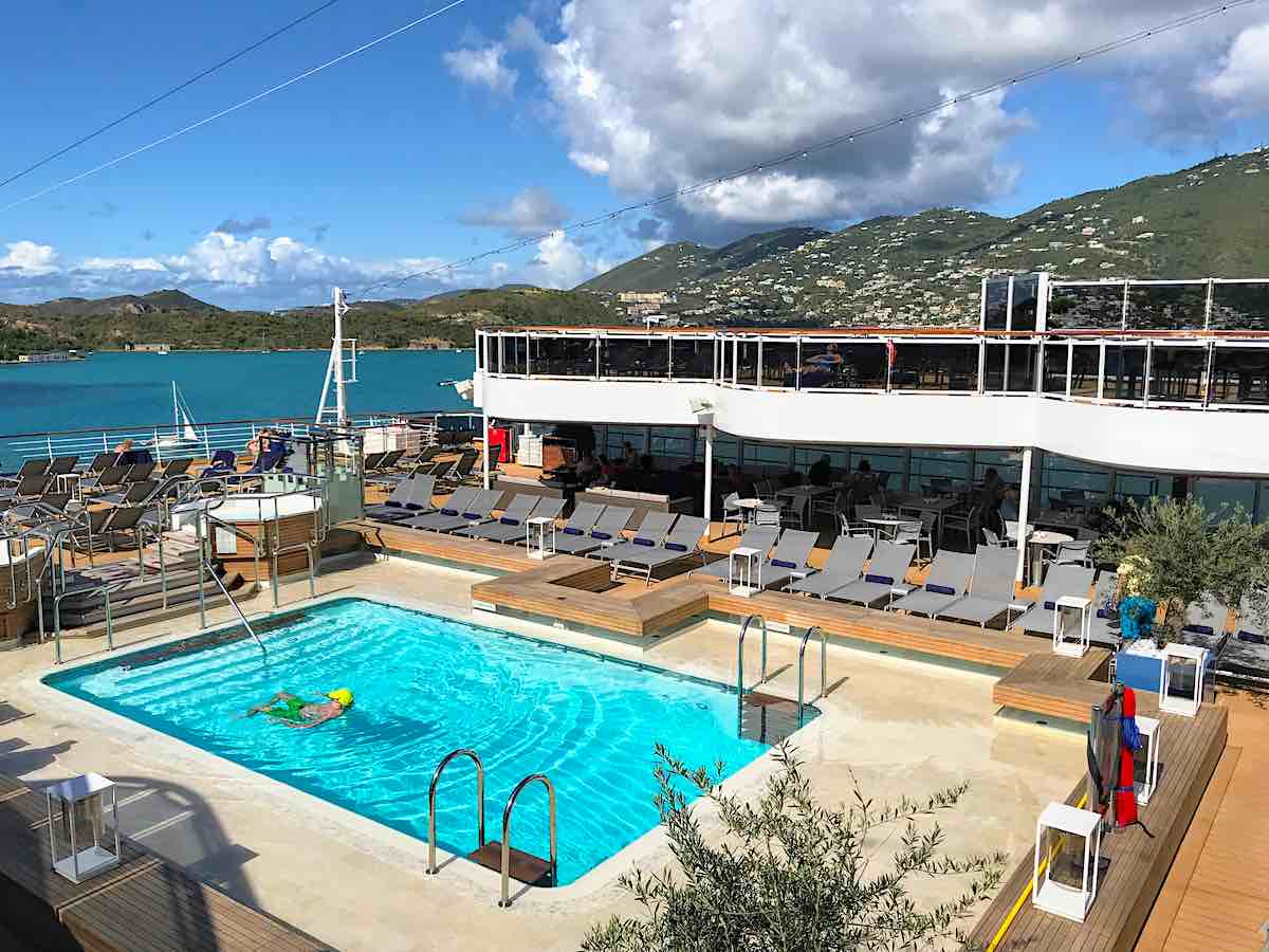 St Thomas seen from cruise ship