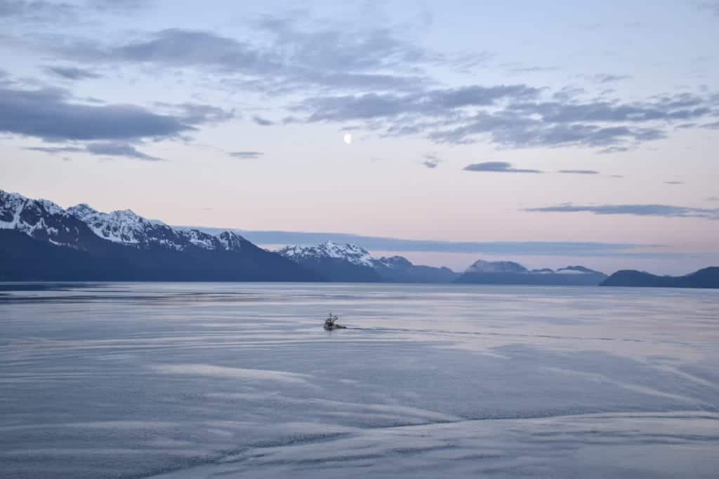 Seward at dawn.