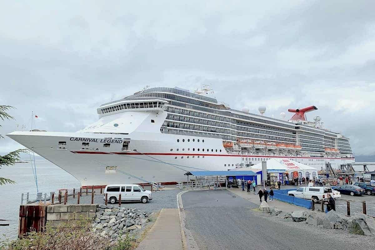 Carnival Legend Docked in Sitka Alaska