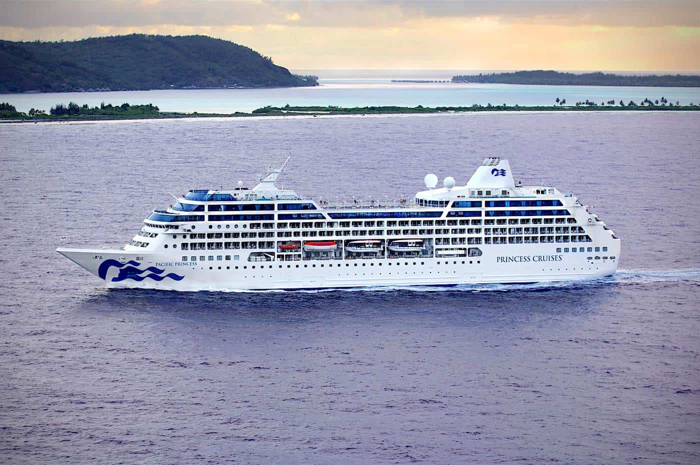 Princess Cruises' Pacific Princess in the South Pacific