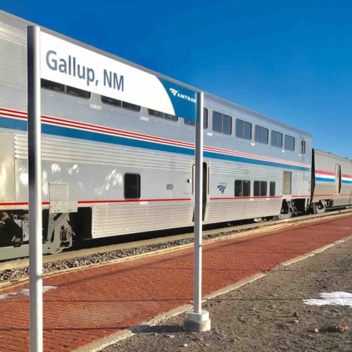 Amtrak Superliner Southwest Chief in New Mexico