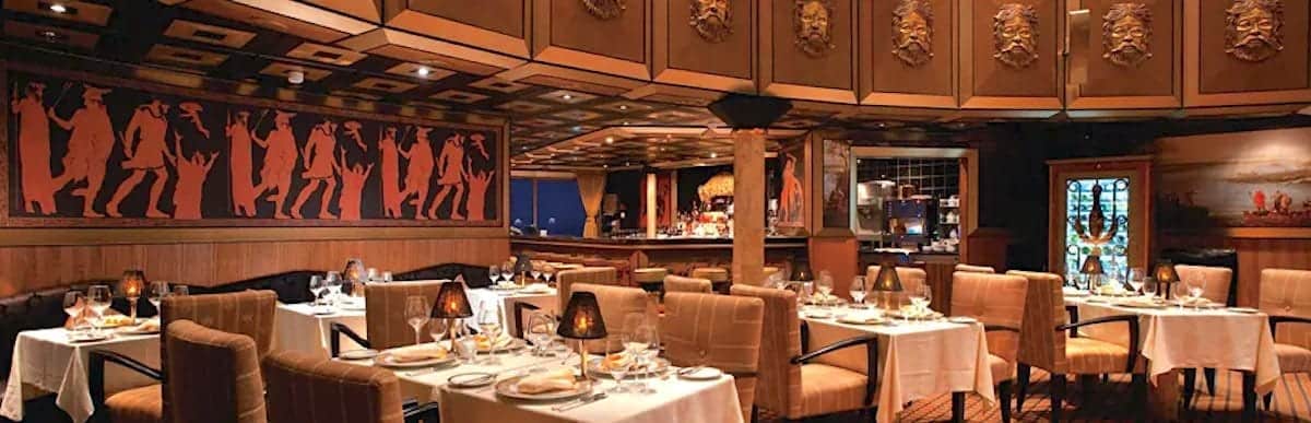 Carnival Legend photo of the steakhouse.