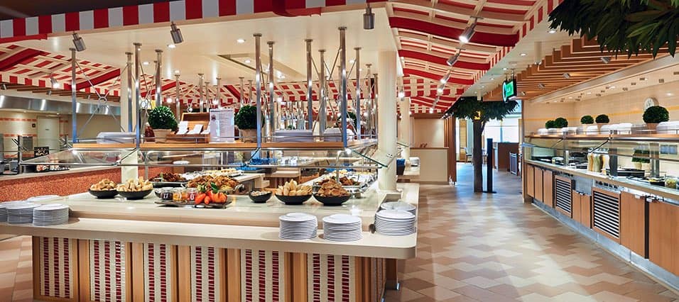 Carnival Mardi Gras Lido Buffet