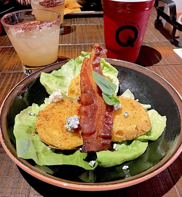 Norwegian Bliss Q Texas Barbeque restaurant fried green tomatoes