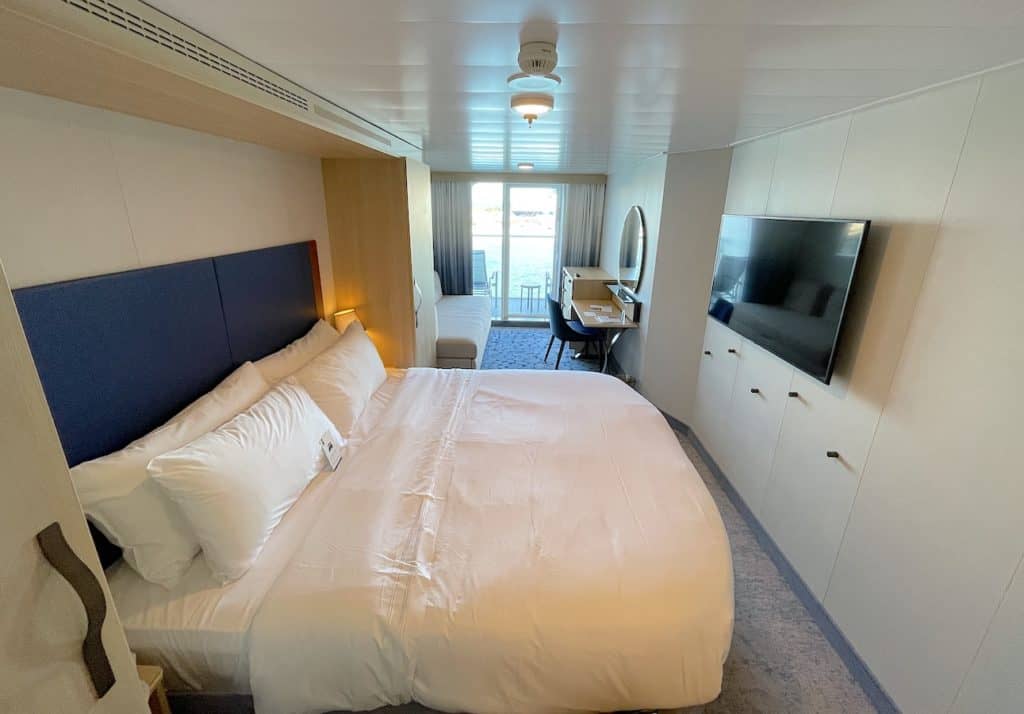 My stateroom aboard Wonder of the Seas