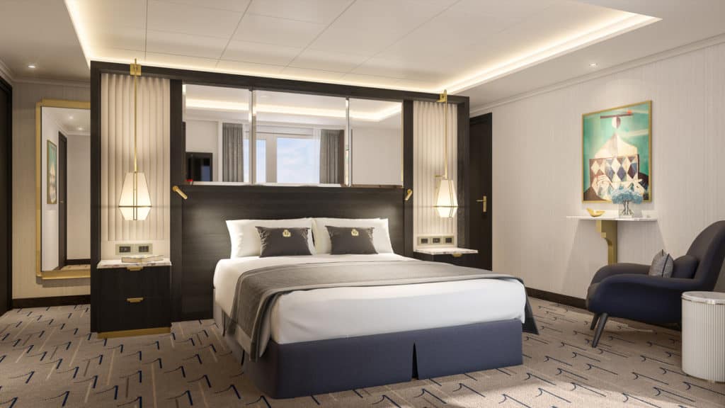 Cunard Grand Suite Master Bedroom