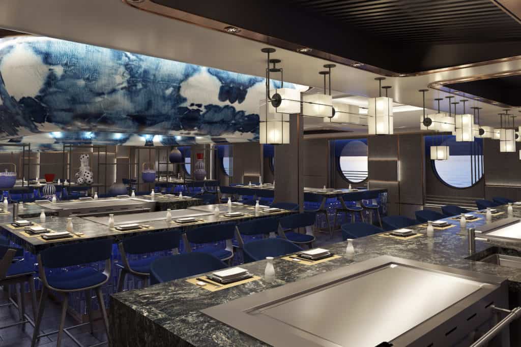 Norwegian Prima Hasuki restaurant rendering