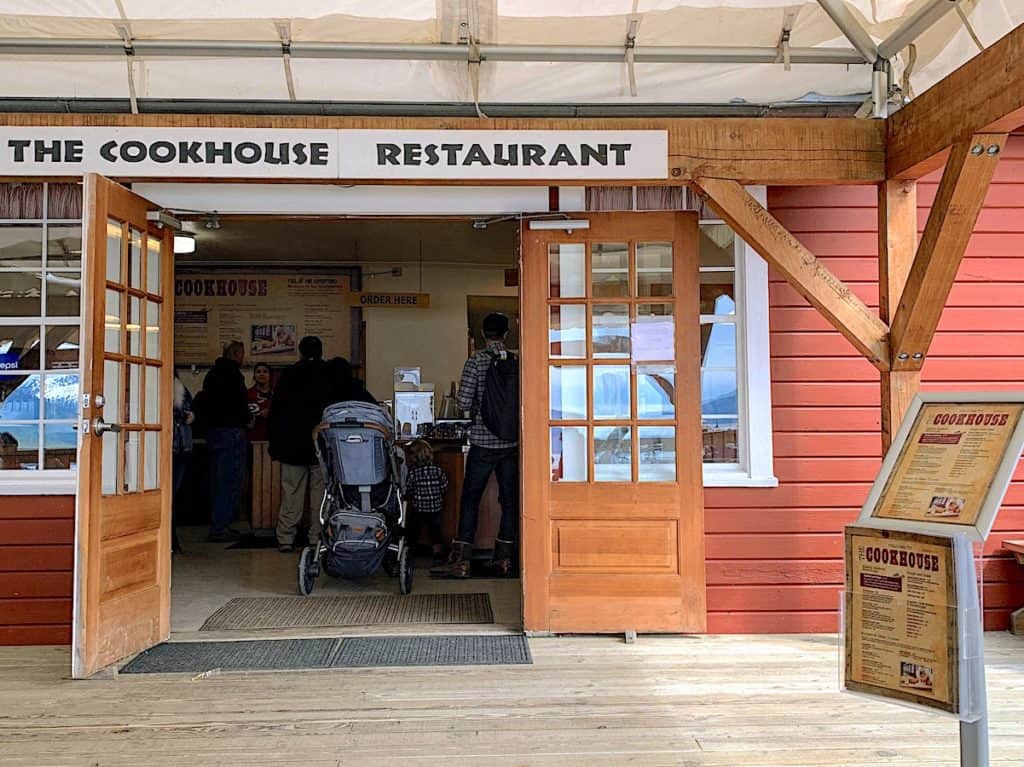 Cookhouse restaurant in Icy Strait Point