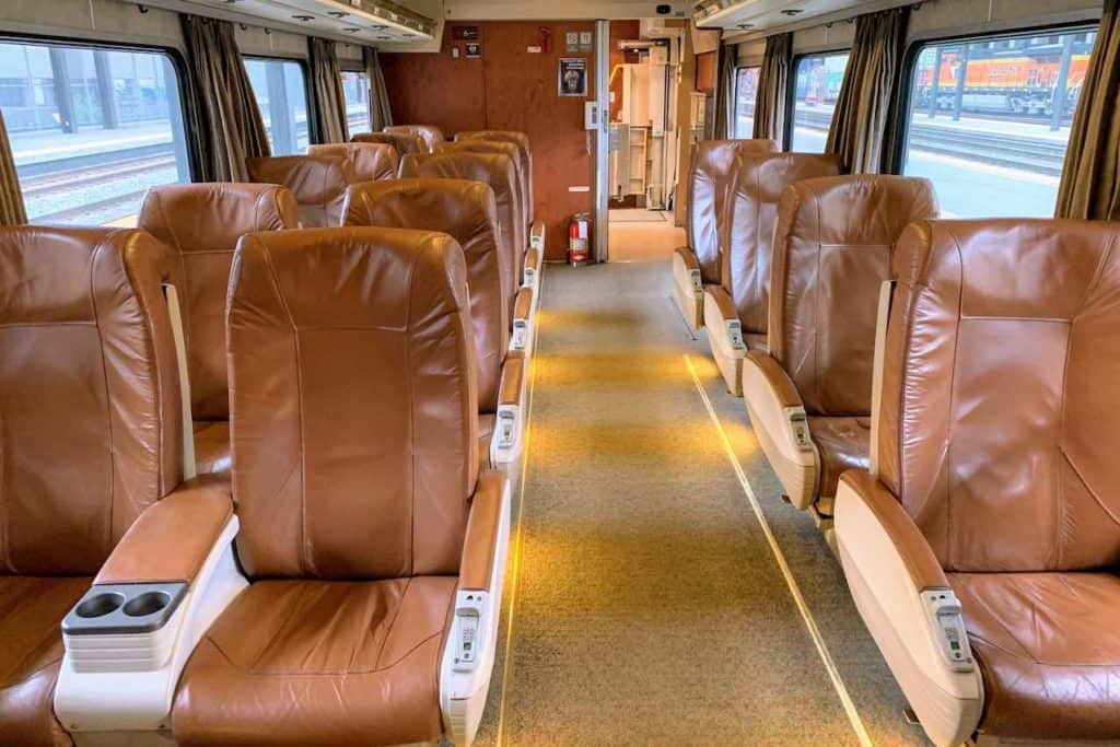 Amtrak Cascades Business Class Seats