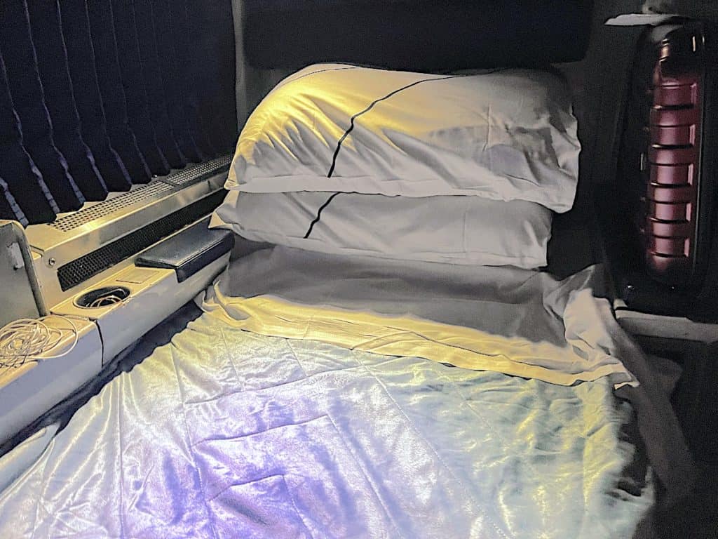 Amtrak new blanket and pillows