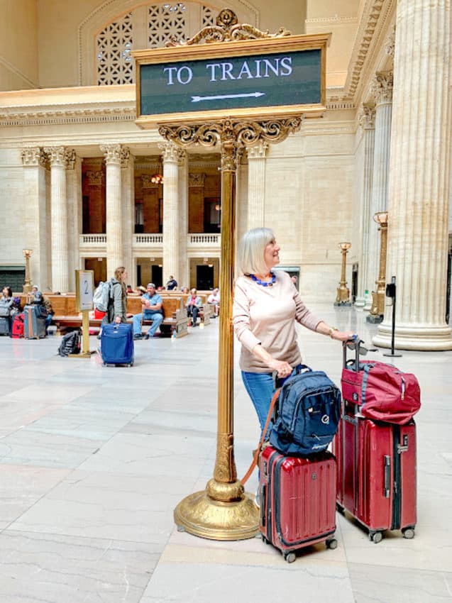 As a first time Amtrak train traveler, follow the signs at the station.