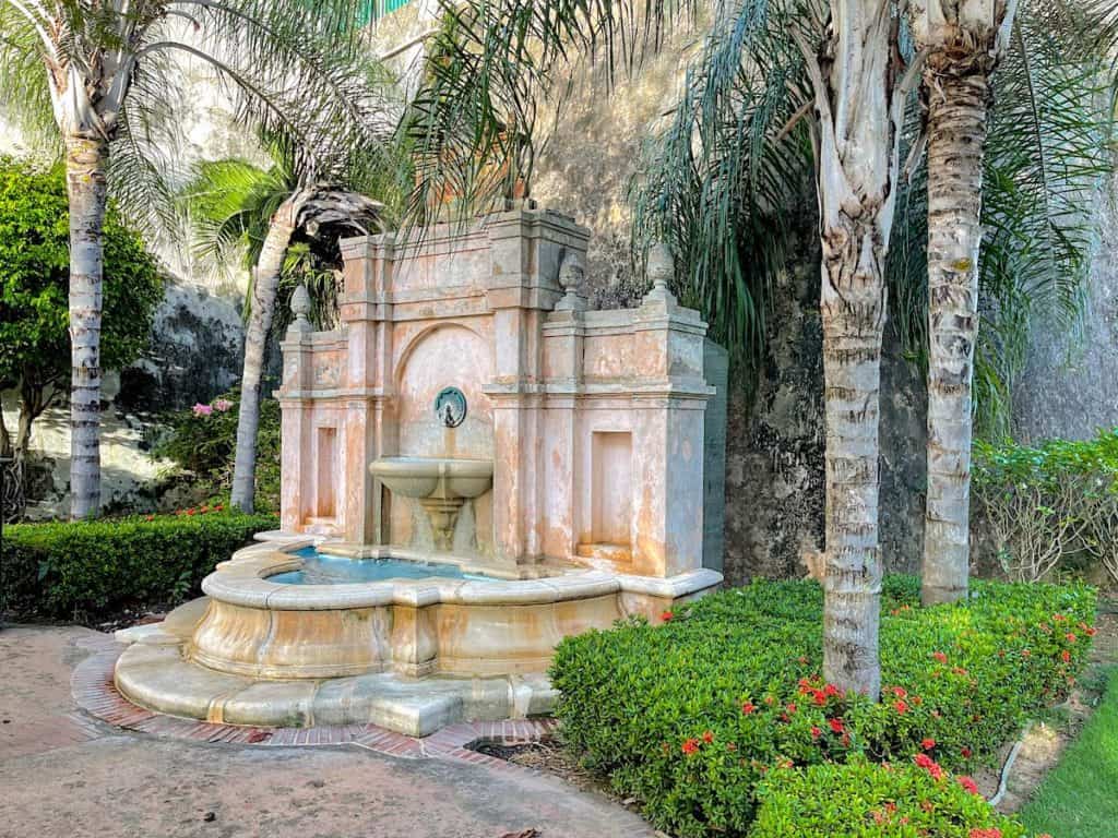 Fountain park in Old San Juan