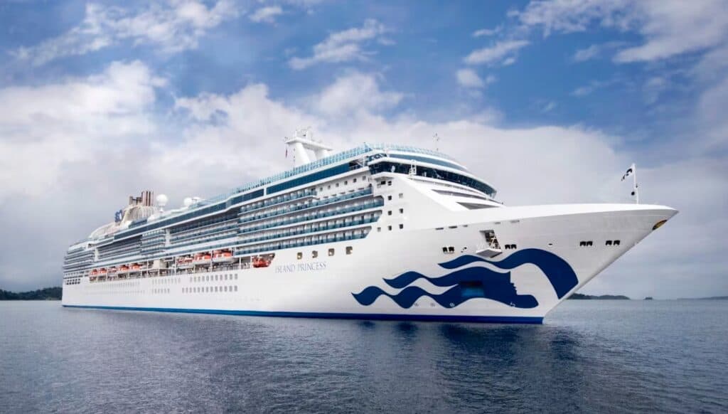 Princess Cruises Island Princess will cruise World Voyage.