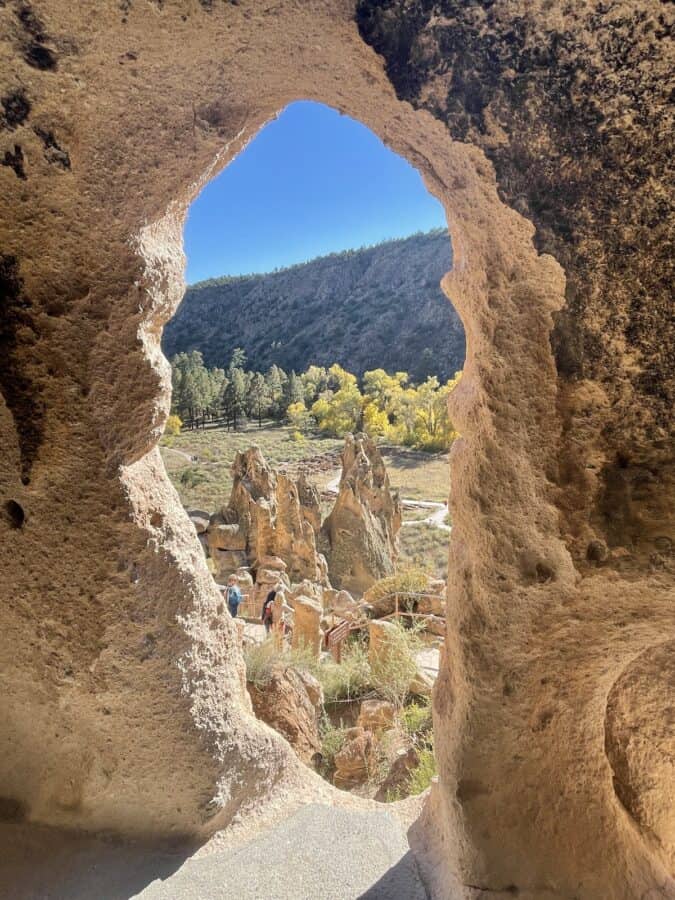 Bandelier Cliff Dwellings in New Mexico