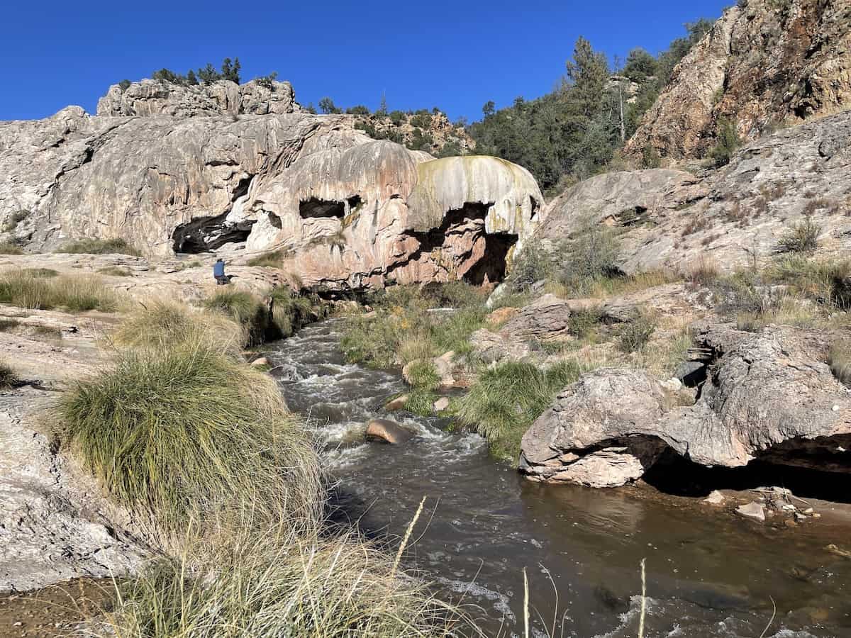 Jemez Springs Soda Dam in New Mexico.