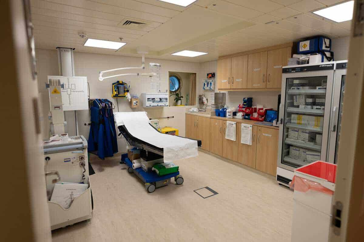 Medical Center on Cunard ship
