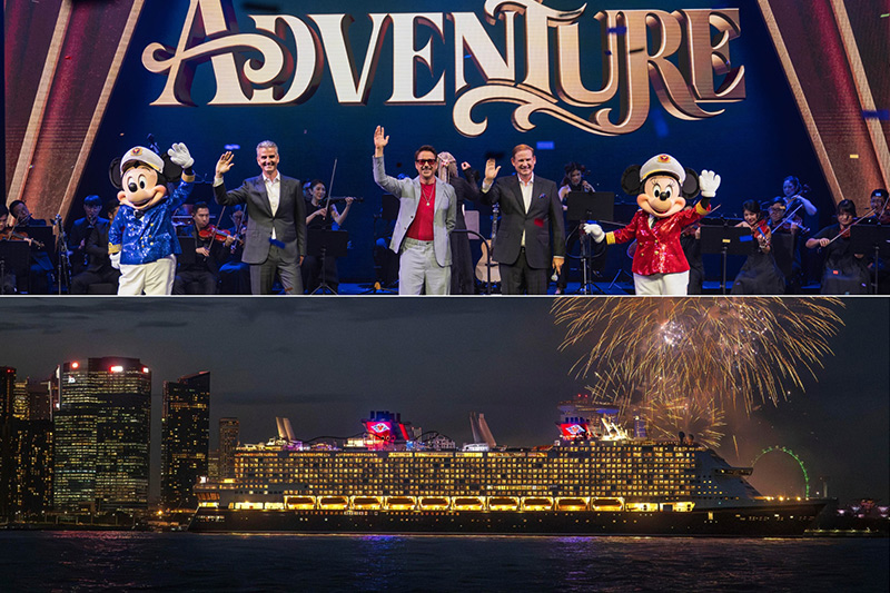 Disney Adventure Christening Ceremony: Disney Cruise Line's Historic Singapore Celebration