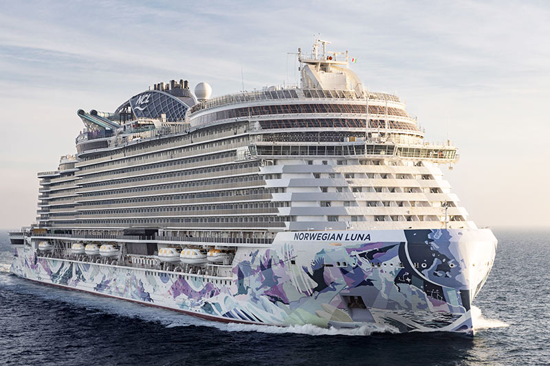 Fincantieri Delivers Norwegian Luna to Norwegian Cruise Line as Latest Fleet Addition