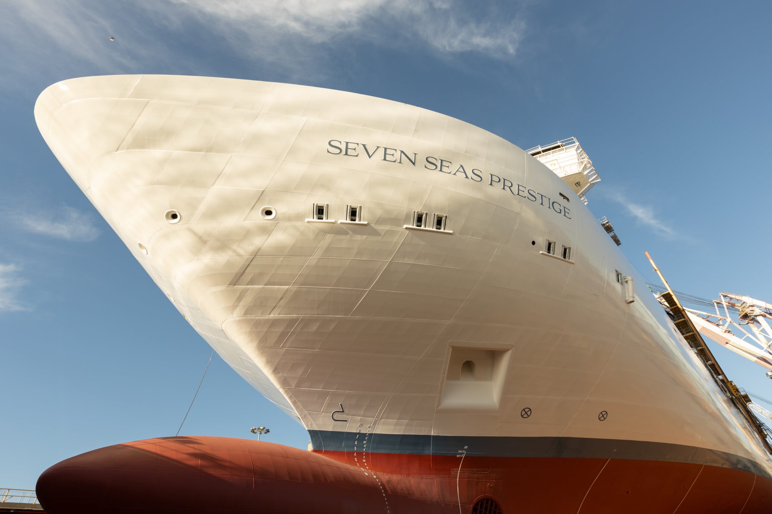 Seven Seas Prestige is being built at the Fincantieri shipyard in Italy