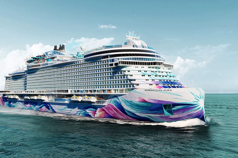 Norwegian Shifts Aura's Maiden Voyage Departure Port for Its Historic First Transatlantic Crossing