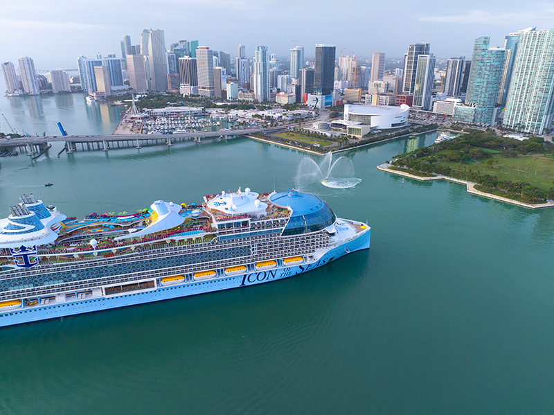 Icon of the Seas to Spend Night Docked in Miami