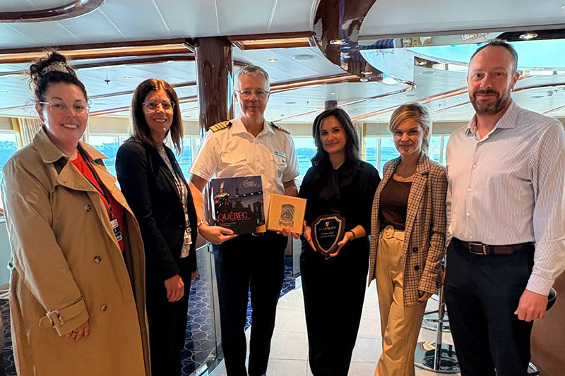 Seabourn Ovation Makes Maiden Visit to Quebec City