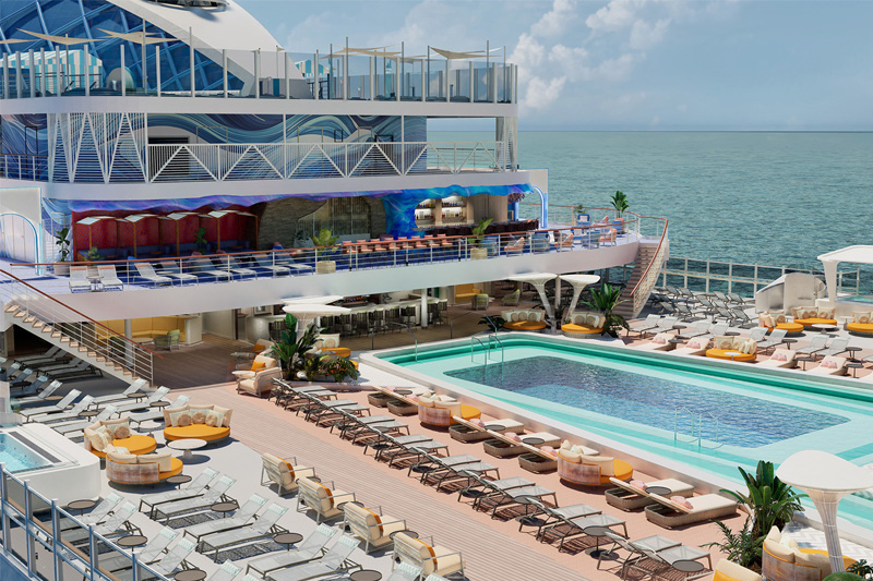 Norwegoan Bella Pool Deck