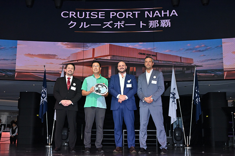 Cruise Terminal Groundbreaking at Naha Marks Cruise Growth in Japan