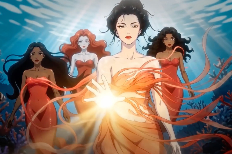 Virgin Voyages Unveils AI Campaign Mermaid Origins
